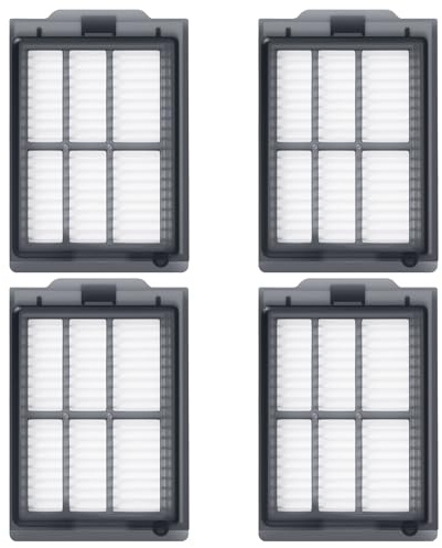 Fixbetter Filtre HEPA Accessoires pour irobot Roomba Plus 405 Combo/505 Combo Robot Aspirateur Pièces de rechange Filtre de nettoyage ménager lavable et réutilisable