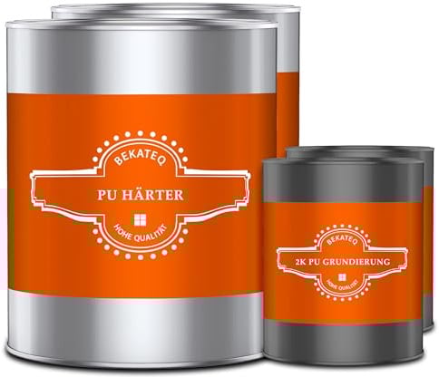 BEKATEQ 2K PU Grundierung farblos 2x1kg lösemittelfrei innen & aussen Asphalt & Bitumenböden sowie Beton, Stein, Estrich, Fliesen, Holz - schnellhärtend, auch bei tiefen Temperaturen BK-636PU