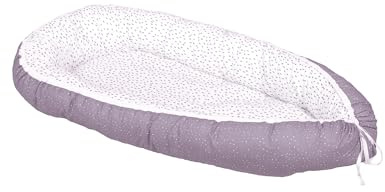 ULLENBOOM Babynest - Ideal für Neugeborene - OEKO-TEX zertifiziert | Waschbar, Außenmaterial: 100% Baumwolle, Made in EU, Mitwachsend und wendbar, Schadstoffgeprüft