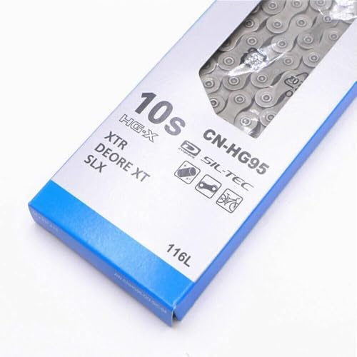 CN-HG95 Für SHIMANO Deore XT HG95 10 Speed Chain - Deore Fahrradkette MTB Trekking Fahrrad