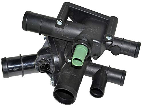 D2P 06A121111A Thermostat With Housing And Sensor Replacement For Audi A3 (8L1), (8P), VW Bora, Golf, Polo
