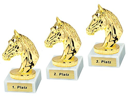 RaRu 3 Reiter-Pokale mit Ihrer Wunschgravur