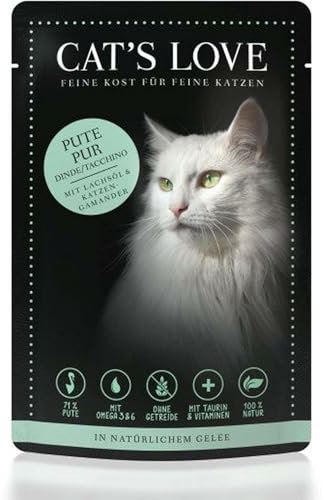Cat´s Love, Classic, Adult, PUTE PUR mit Lachsöl & Katzengamander