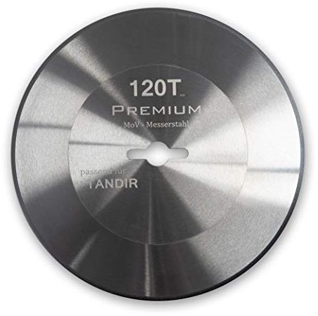 GASTRONICS Kreismesser für Tandir - 120 mm, glatt - Dönermesser aus Edelstahl in Premium Qualität