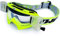 TWO-X Cross-Brille - Roll Off - MX Brille - Motocross-Brille mit Klarglas - Kratzfeste Motorrad-Brille - Enduro & Downhill - Modell Race - Neongelb