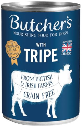 Butcher's Tripe Dog Food Tin, 400g