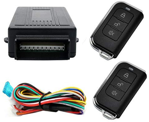 Style2 Auto-Fernbedienungs-Zentral-Set, universelles Autotürschloss mit Contorl-Box + 2 Ersatz-Fernbedienungen für Auto-Zentralschloss