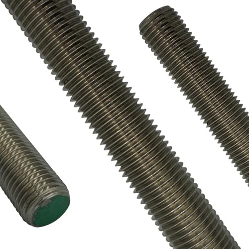 Gewindestange - M14 x 1000 mm - (2 Stück) - DIN 976 / DIN 975 - rostfreier Edelstahl A2 V2A - SC976 - SC-Normteile
