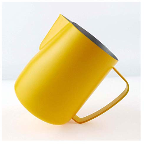 Pichet à lait en acier inoxydable 600 ml - Cappuccino, jaune