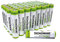 Tecnoware Power Systems - 40 pile alcaline AAA 1,5 Volt, Energia Duratura per Giocattoli e Telecomandi, Chiusura Sicura in Nylon, Packaging Riciclabile, batterie mini stilo AAA