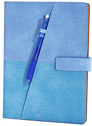 Notizbuch Intelligentes Notizbuch-wiederbeschreibbarer Grauer Blauer gelber elektronischer Notizblock Premium-Notizblock aus dickem Papier (Color : Light Blue, Größe : 21 * 14.8cm)