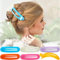 RC ROCHE 6 Stück Entenschnabel Französisch Haarspange für Damen Haarklammer Ovale Hairpin Mode Eiförmig Fester Halt Stylisch mit Pin Halterung, Medium Bunt Multifarben