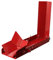 Jopassy Cavalletto per moto Supporto per moto a dondolo blocca ruota anteriore con morsetto Supporto per Ruota 1 pezzo