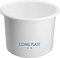 Comil Plast | Portafiori Interno in plastica per Vaso da cimitero Colore Bianco | Diametro 14 cm, Altezza 11 cm.