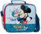 Disney Mickey Road Trip Trousse de Toilette Adaptable avec Bandoulière Bleue 23x20x9 cms Polyester