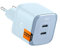 Spigen GaN III 352 Total 35W 2 Ports Double USB C Chargeur Mural PD PPS Bloc de Charge Adaptateur Compatible avec iPhone 14 Plus Pro Max 13 12 Mini iPad Air AirPods Pro Galaxy S23/S22 Pixel et Plus