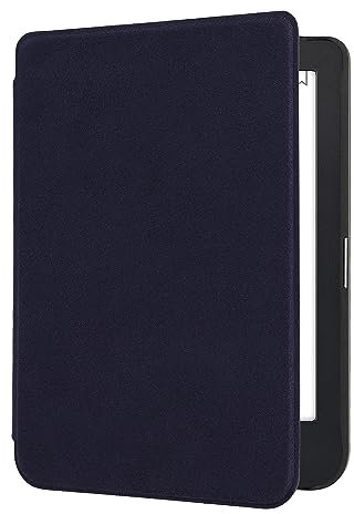kwmobile Custodia Compatibile con Kobo Clara 2E Cover - eBook Reader Case - Protezione eReader in Microfibra Blu