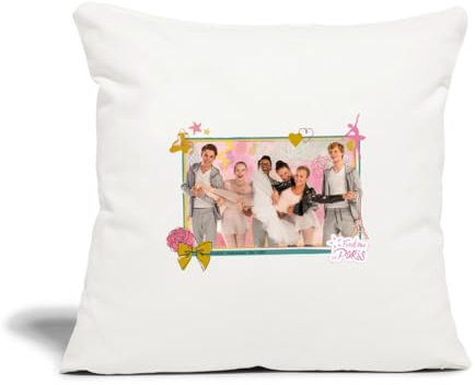 Spreadshirt Find me in Paris Charaktere Kissenbezug 45 x 45 cm, One Size, Naturweiß