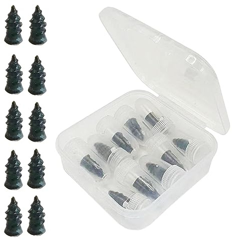 Odavom Viti di riparazione pneumatici | chiodi per riparazione pneumatici sottovuoto in gomma | Kit di riparazione e manutenzione rapida per pneumatici per auto, autobus e moto