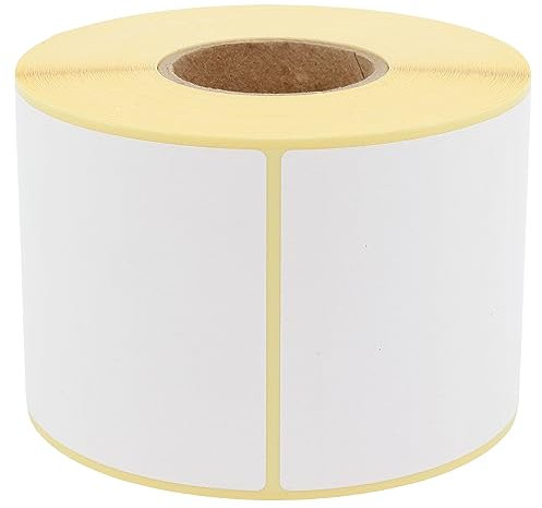 Waagenetiketten - 58 x 76 mm - 600 Thermodirektetiketten selbstklebend, Thermoetiketten für Bizerba Waagen auf 40 mm Kern