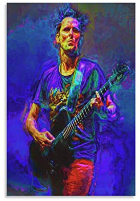 Muse Matt Bellamy Live Poster, modisches Poster, dekoratives Gemälde, Leinwand, Wandkunst, Wohnzimmer, Poster, Schlafzimmer, Gemälde, 20 x 30 cm