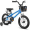 JOYSTAR Pluto Kids Bike 16 Zoll Kinderfahrrad für Jungen Mädchen im Alter von 4-7 Jahren, Kinderfahrräder mit Stützrädern, blau