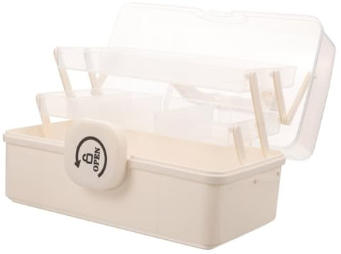 ORFOFE Familien-aufbewahrungsbox Für Medikamente Große Hilfsdose Medikamentendose Zum Tragen Mit Griff