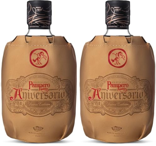 Pampero Aniversario Ron de Venezuela - 0.7 L (9-PP-005-40) (Paquete de 2)