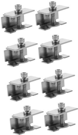 BUGUUYO 8stücke Drucker Glasbett Clips Einstellbare Halterung Für Heizbetten Langlebige Fixierung Für Drucker Für Heim Und Gewerbedruckanwendungen