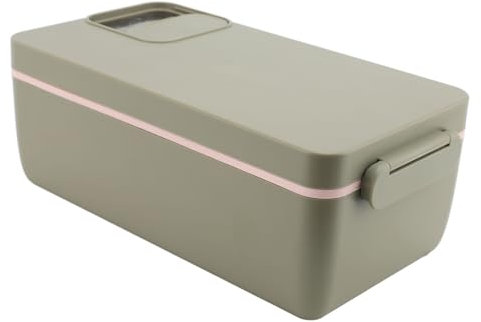 Cordless Electric Lunch Box, Battery Powered Heated Lunch Box, 1L 304 Stainless Steel Container, Warming Time Selectable, HD Display, Portable Food Warmer, No Water Required