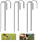 YYAQZD 6 Pcs Clavijas de Acero para Carpa, Fuerte Clavo de Acero con Hilo, Clavijas de Camping de 30cm, Clavos de Trampolín Estacas de Jardín Adecuado para Camping, Trampolines,Lonas,Toldos(J Style)