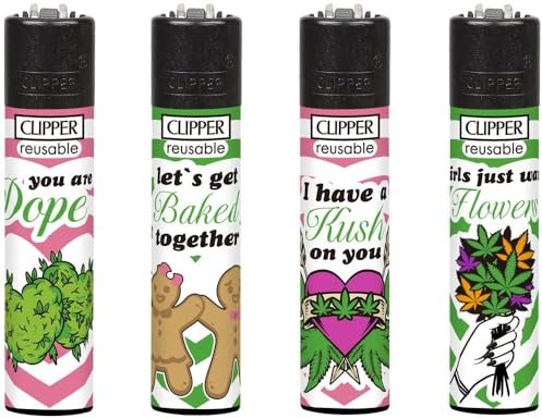 Clipper Feuerzeug Quartal 1/2025 (Weed Valentine)