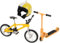UTHCLO 1satz Dollhouse Simuliertes Fahrrad Roller Und Helm Für Puppenhaus-Dekoration Für DIY-puppenhaus-zubehör Teiliges Für Sammler Und Liebhaber