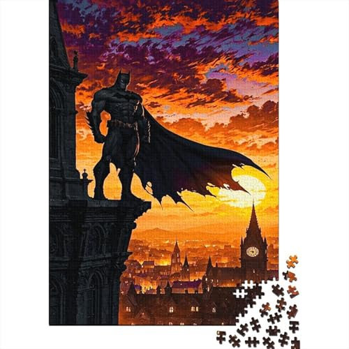 Batman 1000 Puzzle Pieces Jigsaw PuzzleChallenge ToysAdult Gifts100% Recycled CardboardSuitable for Both Adults And Children 1000pcs (75x50cm)