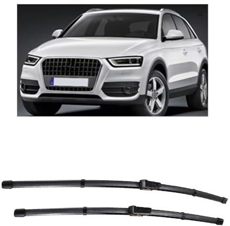 Scheibenwischer Ersatz Gummi für Audi Q3 MK1 2011-2017 24+20, Windschutzscheibe Vordere Wischerblätter Windschutzscheibe Frontscheibe Zubehör