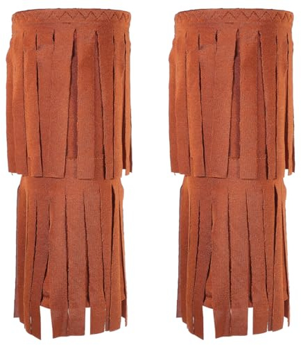 Healeved Tassel Boot Covers Vintage Fringe Boot Accessories Soft Lightweight Shoe Covers for Music Festivals Stage Performance 15X5 Inches
