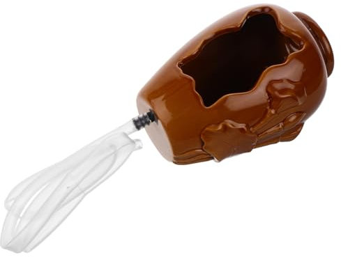 Abaodam Fließender Wassertopf Springbrunnen Glas Für Den Garten Im Freien Wasserbrunnen Marine Schrullige Außendekoration Fischtank Zirkulation Wasseraquarium Brunnen Wachsende