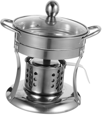 Garneck Réchaud à Portable Équipement De Cuisine De Camping avec Tasse Réchaud à Extérieur Compact