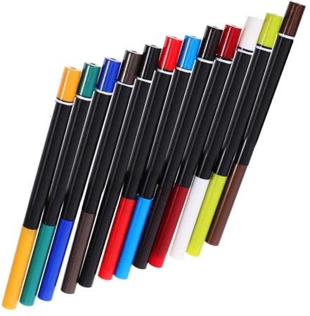 12 Stück Wasserfester Augenbrauen Eyeliner Stift für Frauen
