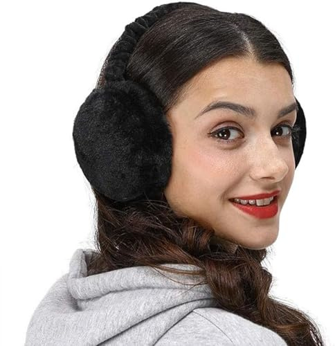 Glanzend Ohrenwärmer, Winter Ohrenwärmer Faltbare Verstellbarer Plüsch Earmuffs Bequemer weicher für den Winter Reiten Warme Ohrenschützer für Damen und Herren