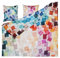 ESTELLA Mako-Satin Bettwäsche Puzzle Multicolor 1 Bettbezug 155 x 220 cm + 1 Kissenbezug 80 x 80 cm