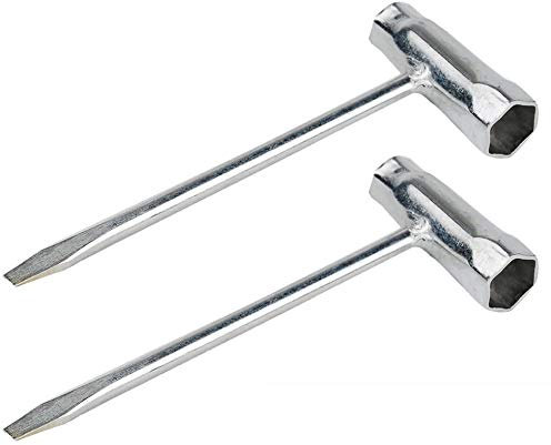 Hovico 2 Pcs Chainsaw Scrench Replacement Combination Screwdriver and Wrench, Scrench 13mm x 19mm 13-by-19 mm Bar T-Wrench Spanner Tool Replacement for Stihl Chainsaw