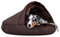 mypado Hundehöhle Shell Fake Fur Nougatbraun L 90 x 90 Visco