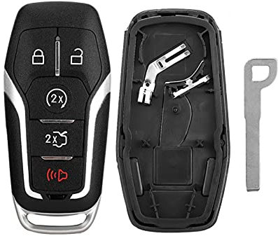 Yctze pour smart remote pour 2017 Coque de porte-clés à distance de voiture sans clé à 5 boutons pour pour Étui porte-clés coque porte-clés