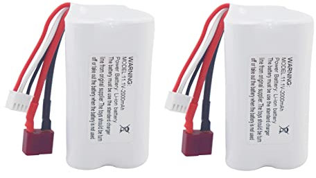11.1V 2000mAh T Plug Batterie au Li pour R608 2104 210E 200E Brushless Haute Vitesse Refroidissement par Eau RC Hors-Bord Électrique RC Bateau Modèle Tumbler Jouet Bateau Batterie -1PCS