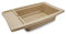 Virsus Scolaverdure da lavello 51A, misura 43x26x10,5 cm, privo di BPA, cestello scolapasta, scolapiatti colino per verdure, frutta, posate, stoviglie per qualsiasi lavandino da cucina (Beige)
