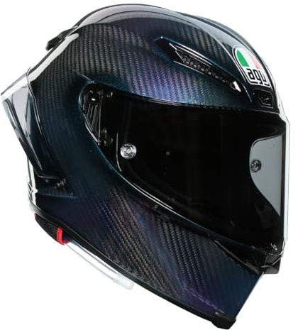 AGV Motorrad-Helm Pista GP RR E2206 DOT MPLK Mono Iridium Carbon XXL | Abnehmbarer PRO-Spoiler