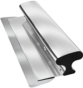 WABROTECH® lame a lisser avec Poignée Pratique 35 cm - Spatule à main Large 300 g - Spatule de Façade en Aluminium Pour le Remplissage des Surfaces de Murs et de Plafonds - Spatule de Surface