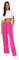 Trendyol Woman Normal Waist Wide Leg Fitted Trousers Pantalones, Fucsia, S para Mujer