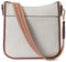 BOSTANTEN Damen Handtasche Kleine Umhängetasche aus PU Leder Schultertasche für Frauen Crossbody Bags mit verstellbarem Farbigem Riemen - Beige